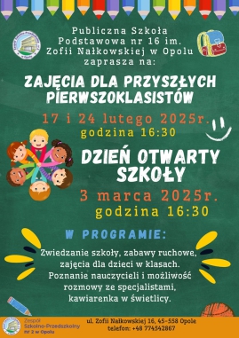 Dzień otwarty w szkole 