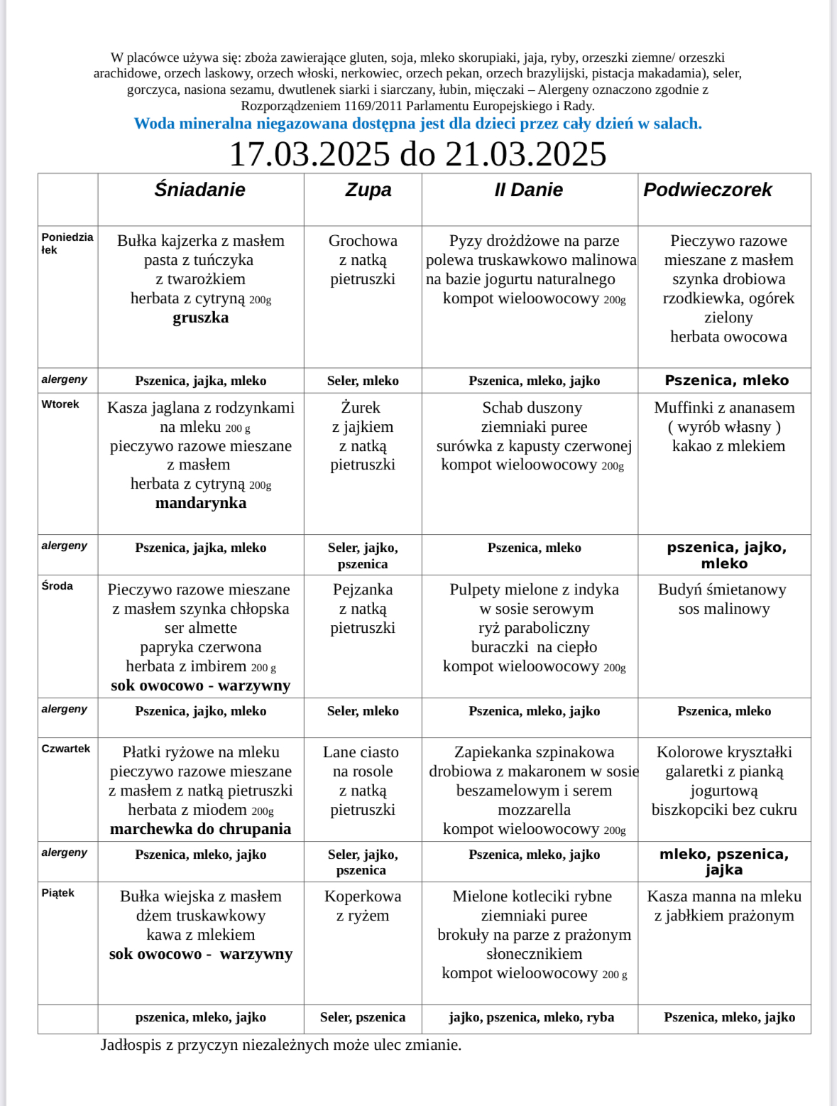 Jadłospis